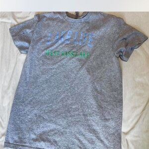 Gildan Gray Kids Tee with Lake Life Design